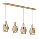 Highlight Hanglamp Marrone 4 lichts L 110 cm beige Highlight Hanglamp Marrone 4 lichts L 110 cm beige