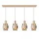 Highlight Hanglamp Marrone 4 lichts L 110 cm beige Highlight Hanglamp Marrone 4 lichts L 110 cm beige