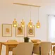 Highlight Hanglamp Marrone 4 lichts L 110 cm beige Highlight Hanglamp Marrone 4 lichts L 110 cm beige