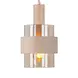 Highlight Hanglamp Marrone 3 lichts Ø 30 cm beige Highlight Hanglamp Marrone 3 lichts Ø 30 cm beige