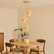 Highlight Hanglamp Marrone 3 lichts Ø 30 cm beige Highlight Hanglamp Marrone 3 lichts Ø 30 cm beige