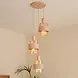 Highlight Hanglamp Marrone 3 lichts Ø 30 cm beige Highlight Hanglamp Marrone 3 lichts Ø 30 cm beige
