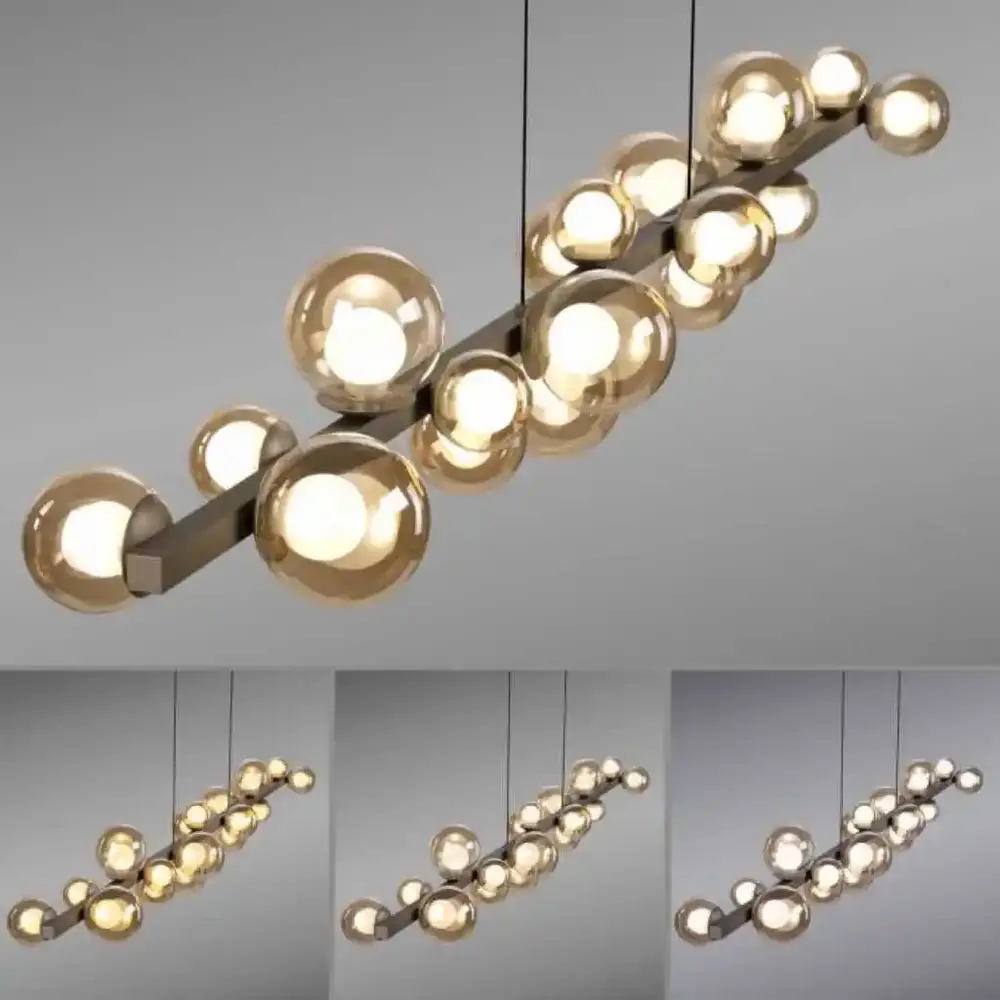 Neuhaus PURE Hanglamp E-Popup XL e-Lift L 180 cm champagne Neuhaus PURE Hanglamp E-Popup XL e-Lift L 180 cm champagne