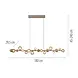 Neuhaus PURE Hanglamp E-Popup XL e-Lift L 180 cm champagne Neuhaus PURE Hanglamp E-Popup XL e-Lift L 180 cm champagne