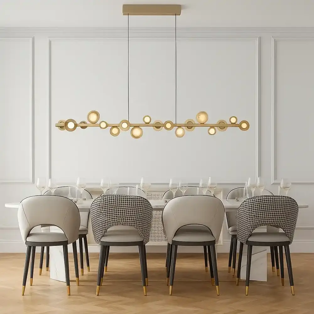 Neuhaus PURE Hanglamp E-Popup XL e-Lift L 180 cm champagne Neuhaus PURE Hanglamp E-Popup XL e-Lift L 180 cm champagne