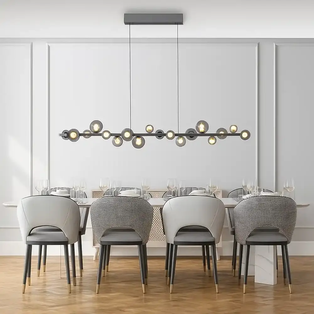 Neuhaus PURE Hanglamp E-Popup XL e-Lift L 180 cm donker grijs Neuhaus PURE Hanglamp E-Popup XL e-Lift L 180 cm donker grijs