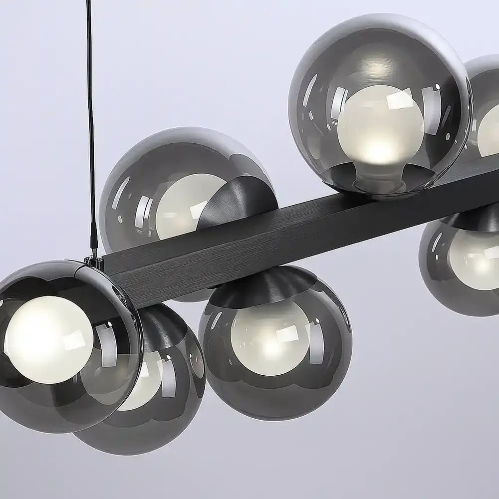 Neuhaus PURE Hanglamp E-Popup XL e-Lift L 180 cm donker grijs Neuhaus PURE Hanglamp E-Popup XL e-Lift L 180 cm donker grijs