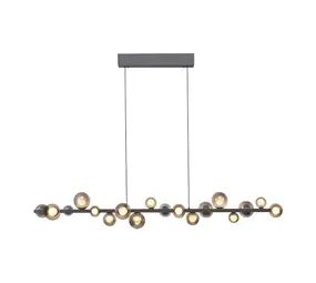 Neuhaus PURE Hanglamp E-Popup XL  e-Lift L 180 cm donker grijs
