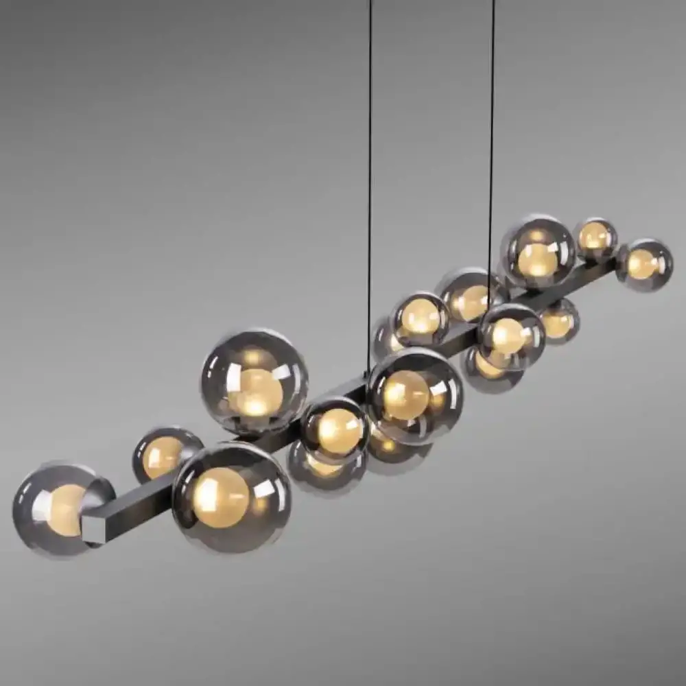 Neuhaus PURE Hanglamp E-Popup XL e-Lift L 180 cm donker grijs Neuhaus PURE Hanglamp E-Popup XL e-Lift L 180 cm donker grijs