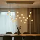 Neuhaus PURE Hanglamp Popup 19 lichts L 150 cm comfortlift champagne Neuhaus PURE Hanglamp Popup 19 lichts L 150 cm comfortlift champagne