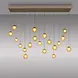 Neuhaus PURE Hanglamp Popup 19 lichts L 150 cm comfortlift champagne Neuhaus PURE Hanglamp Popup 19 lichts L 150 cm comfortlift champagne
