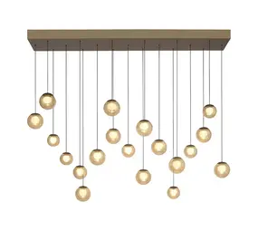 Neuhaus PURE Hanglamp Popup 19 lichts L 150 cm comfortlift champagne Neuhaus PURE Hanglamp Popup 19 lichts L 150 cm comfortlift champagne