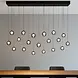 Neuhaus PURE Hanglamp Popup 19 lichts L 150 cm comfortlift donker grijs Neuhaus PURE Hanglamp Popup 19 lichts L 150 cm comfortlift donker grijs