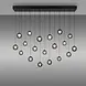 Neuhaus PURE Hanglamp Popup 19 lichts L 150 cm comfortlift donker grijs Neuhaus PURE Hanglamp Popup 19 lichts L 150 cm comfortlift donker grijs