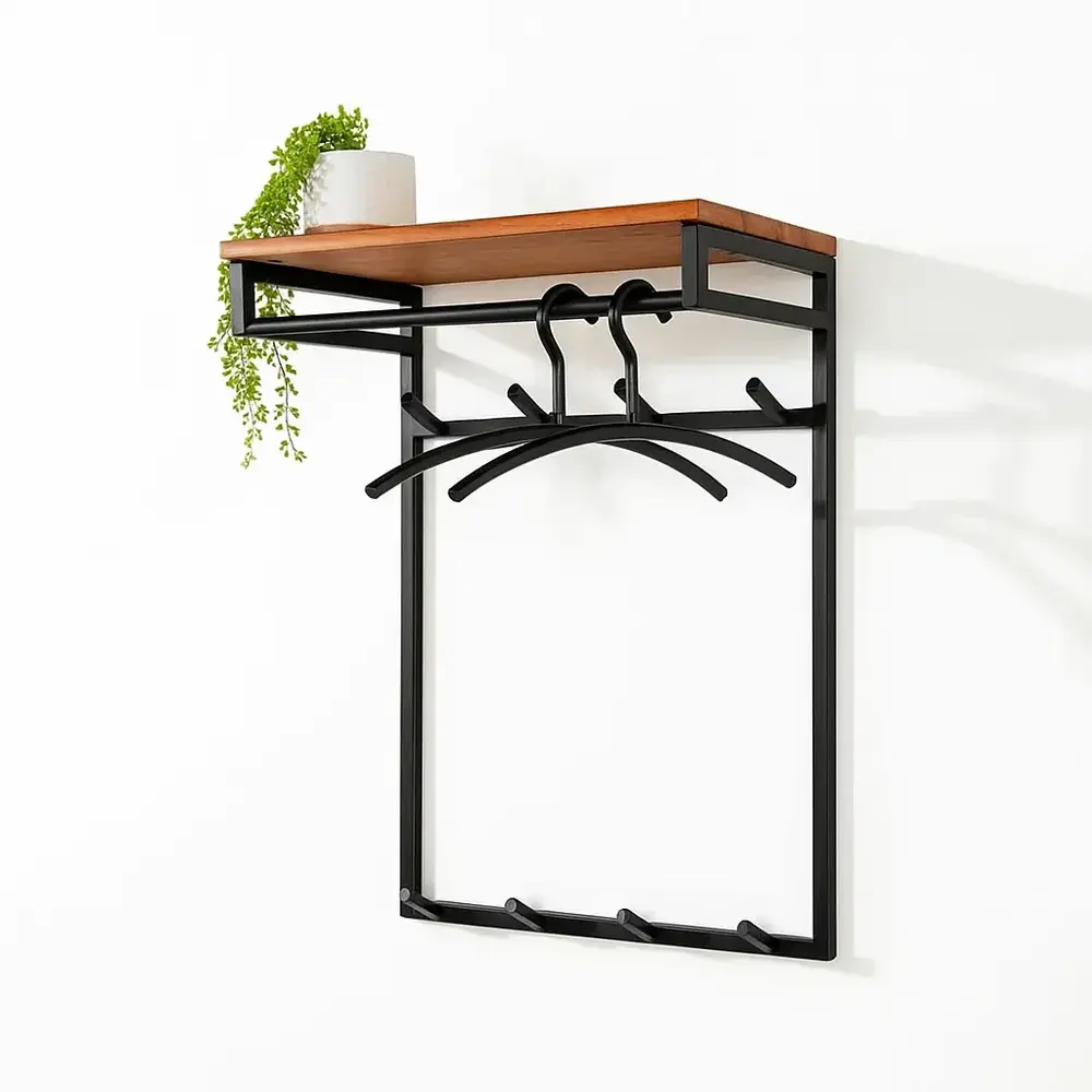 Ylumen Kapstok Custom hoog B 55 cm H 80 cm naturel Ylumen Kapstok Custom hoog B 55 cm H 80 cm naturel