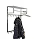 Ylumen Kapstok Industrial hoog B 80 cm H 89 cm grijs Ylumen Kapstok Industrial hoog B 80 cm H 89 cm grijs