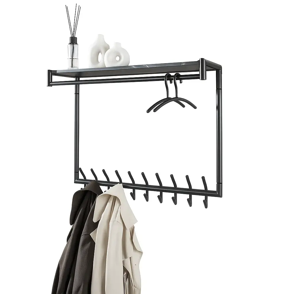 Ylumen Kapstok Tenaro B 100 cm H 80 cm marmer zwart