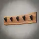 Ylumen Kapstok Edge B 60 cm H 15 cm naturel Ylumen Kapstok Edge B 60 cm H 15 cm naturel
