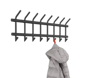 Ylumen Kapstok Tubo B 90 cm H 34 cm zwart