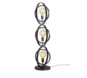 Ylumen Vloerlamp Turn Around 3 lichts H 124 cm mat zwart Ylumen Vloerlamp Turn Around 3 lichts H 124 cm mat zwart