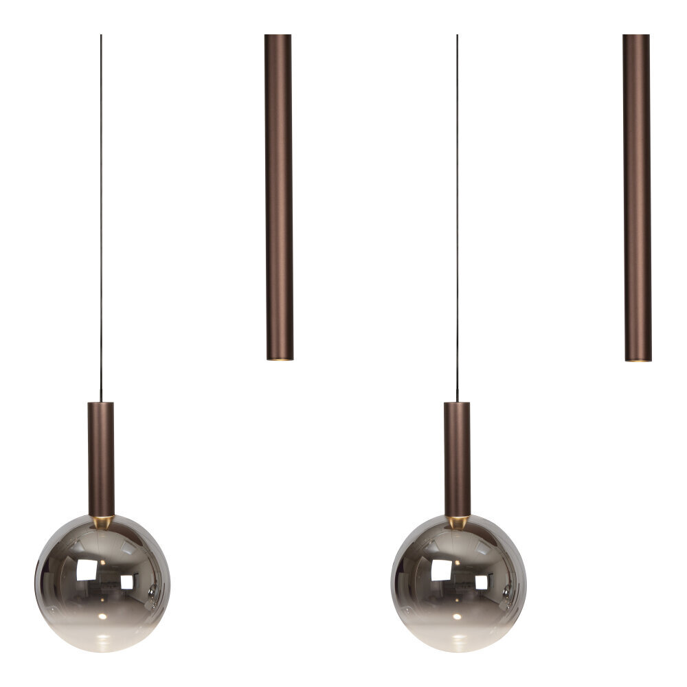 Lucide JASMINE - Hanglamp - LED Dimb. - CCT - 7x4W 2200K/3300K - Koper | Premium