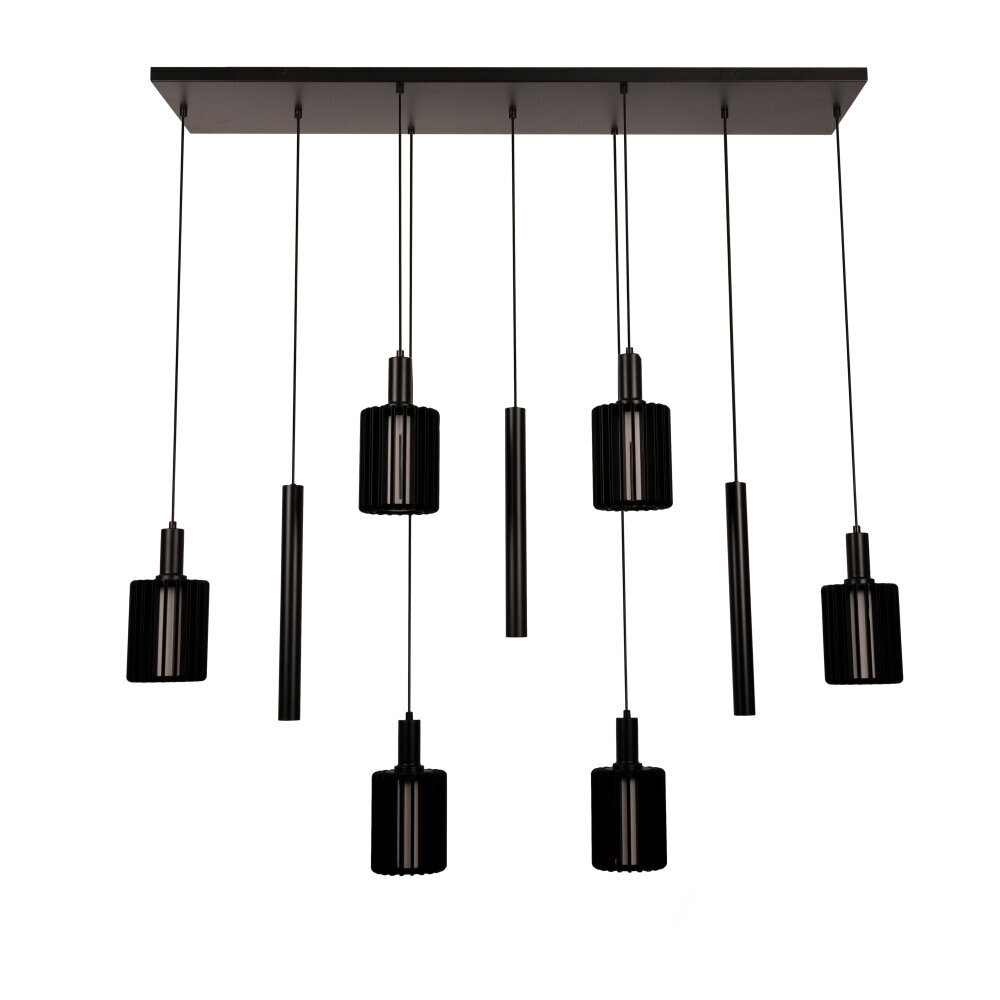Lucide LAMBRES - Hanglamp - 6xE27 - Zwart Lucide LAMBRES - Hanglamp - 6xE27 - Zwart