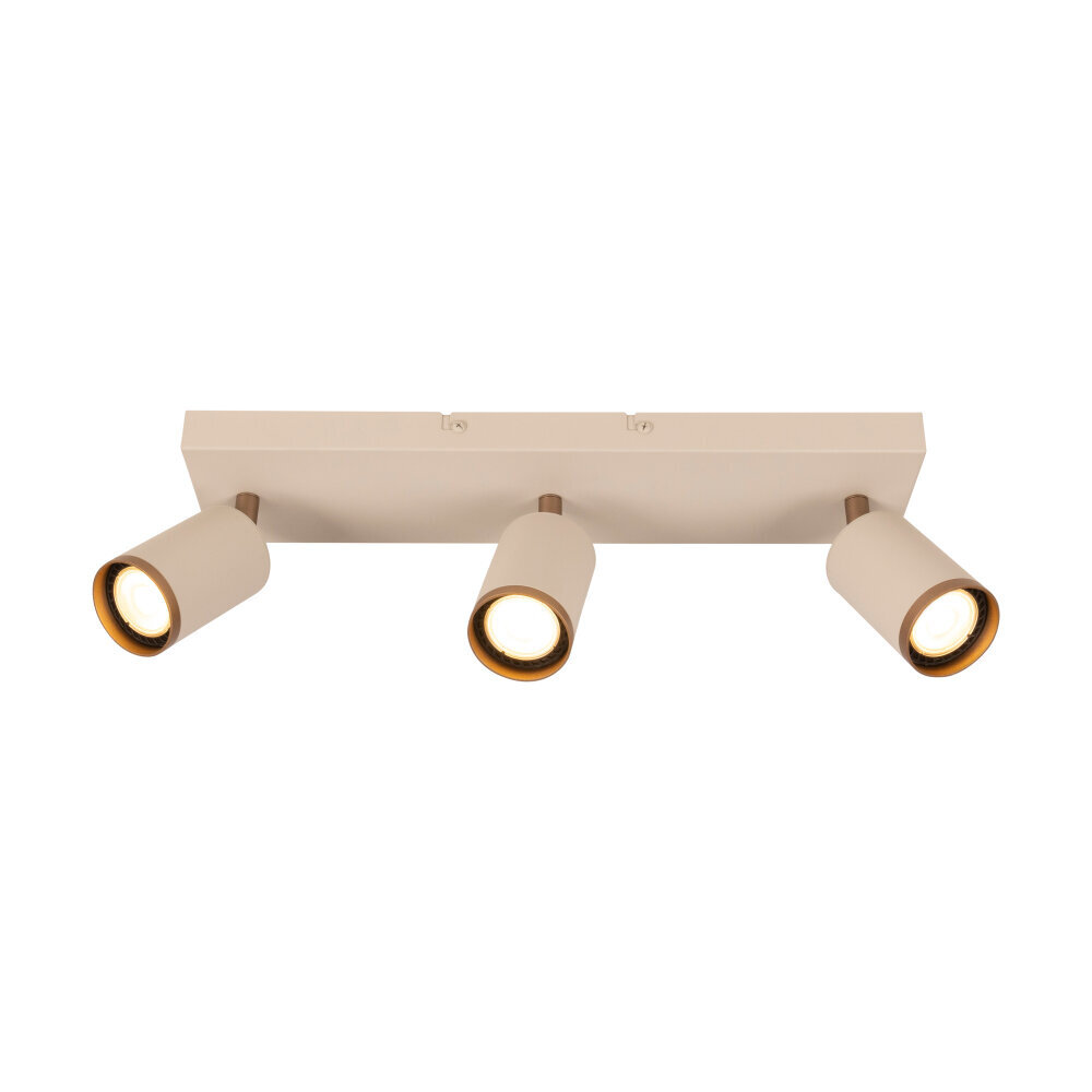 Lucide REGINA - Plafondspot - 3xGU10 - Taupe | Essential