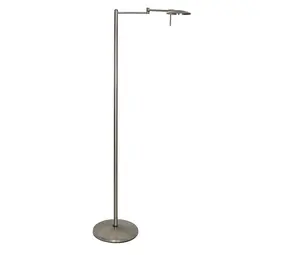 Freelight Vloerlamp Piattino H 120 cm 3 step dim mat chroom Freelight Vloerlamp Piattino H 120 cm 3 step dim mat chroom