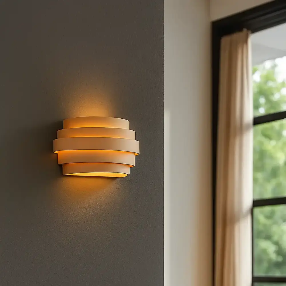 Highlight Wandlamp Scudo B 25 cm beige Highlight Wandlamp Scudo B 25 cm beige