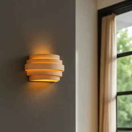 Highlight Wandlamp Scudo B 25 cm beige Highlight Wandlamp Scudo B 25 cm beige