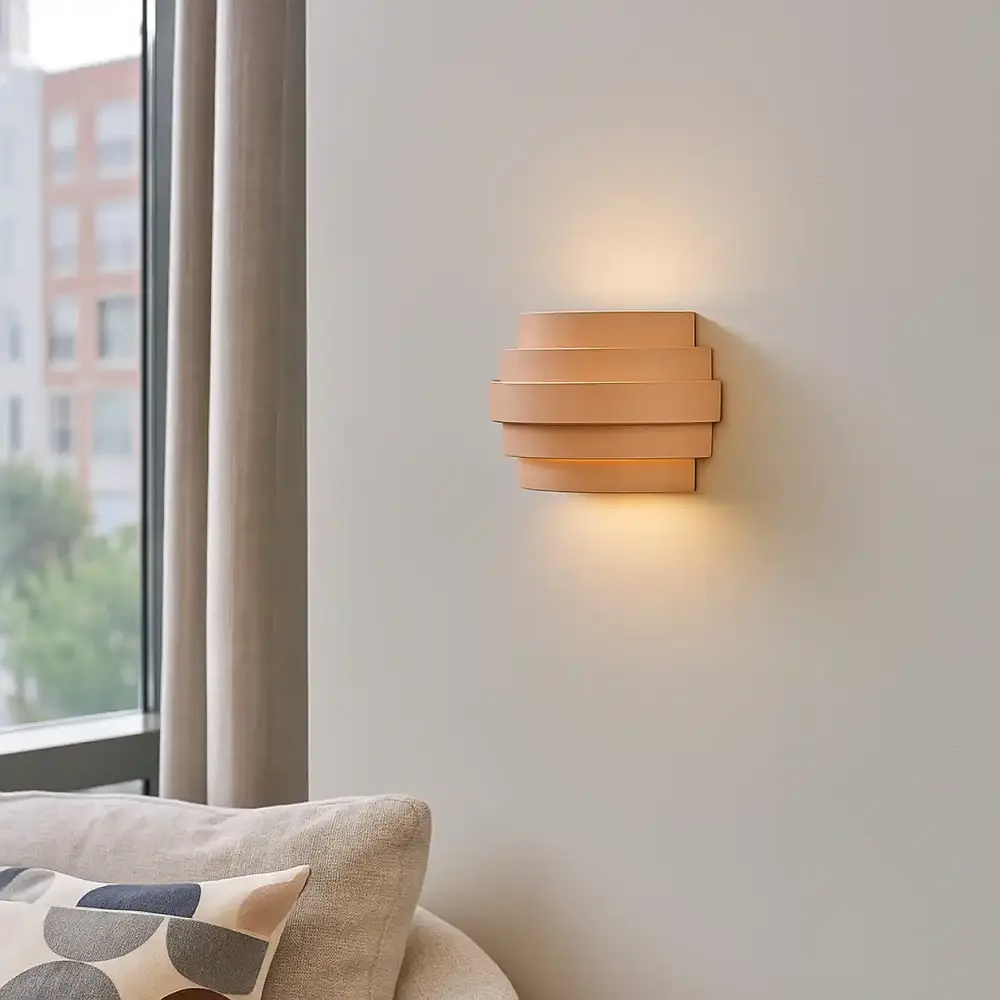 Highlight Wandlamp Scudo B 20 cm licht beige Highlight Wandlamp Scudo B 20 cm licht beige