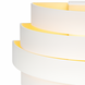 Highlight Wandlamp Scudo B 20 cm wit goud Highlight Wandlamp Scudo B 20 cm wit goud