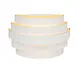 Highlight Wandlamp Scudo B 20 cm wit goud Highlight Wandlamp Scudo B 20 cm wit goud