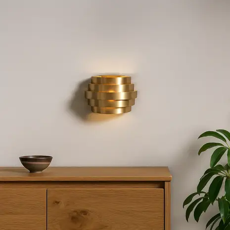 Highlight Wandlamp Scudo B 20 cm licht brons Highlight Wandlamp Scudo B 20 cm licht brons