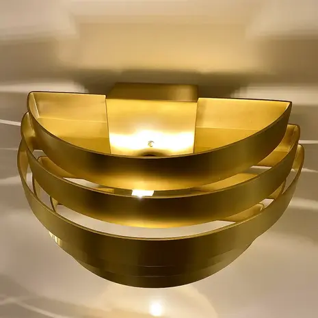 Highlight Wandlamp Scudo B 20 cm licht brons Highlight Wandlamp Scudo B 20 cm licht brons