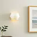 Highlight Wandlamp Scudo B 25 cm wit goud