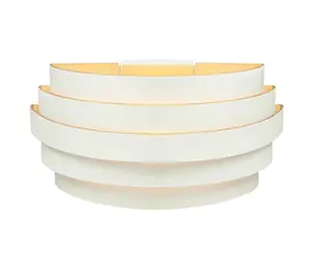 Highlight Wandlamp Scudo B 25 cm wit goud