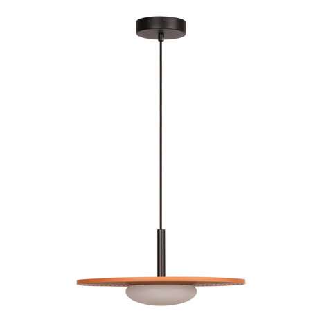 Lucide CARMINO - Hanglamp - Ø 38,7 cm - LED - 1x8W 3000K - Terracotta | Essential