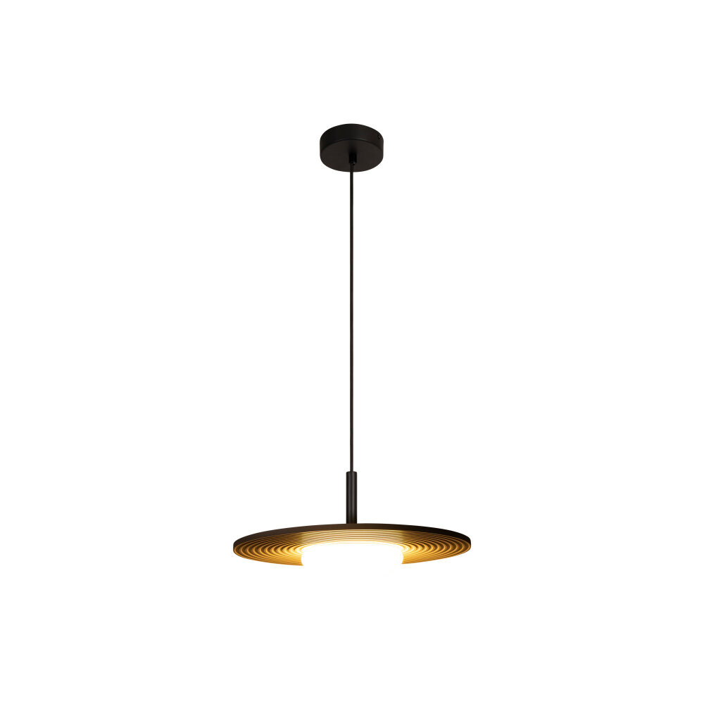 Lucide CARMINO - Hanglamp - Ø 38,7 cm - LED - 1x8W 2700K - Taupe - Essential