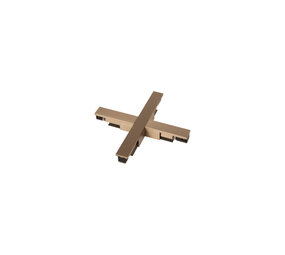 Lucide Premium LINIAL X -koppelstuk - 1-fase Railsysteem / Railverlichting - Smart - 48V - Mat Zwart Chroom