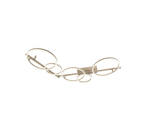 Lucide NICOLA - Plafonnière - LED - CCT - 1x37W 2700K/4000K - Taupe | Essential