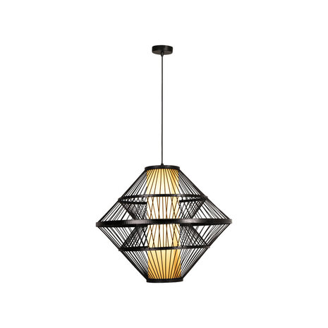 Lucide PASQUINO - Hanglamp - Ø 60 cm - 1xE27 - Zwart | Essential