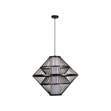 Lucide PASQUINO - Hanglamp - Ø 60 cm - 1xE27 - Zwart | Essential