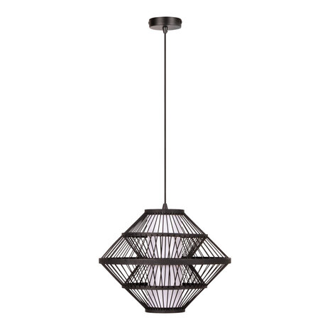Lucide PASQUINO - Hanglamp - Ø 40 cm - 1xE27 - Zwart | Essential