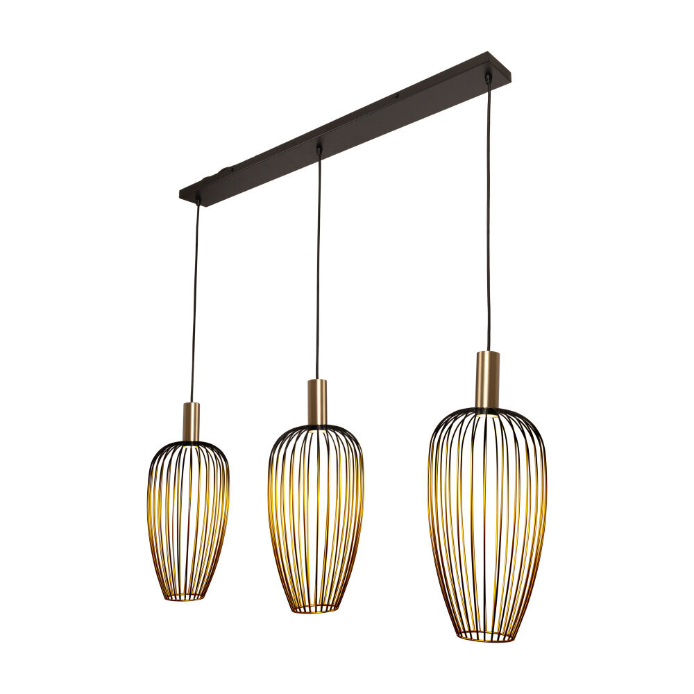 Lucide AURELIE - Hanglamp - 3xGU10 (MR11) - Goud | Vibes Lucide AURELIE - Hanglamp - 3xGU10 (MR11) - Goud | Vibes