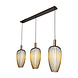 Lucide AURELIE - Hanglamp - 3xGU10 (MR11) - Goud | Vibes Lucide AURELIE - Hanglamp - 3xGU10 (MR11) - Goud | Vibes
