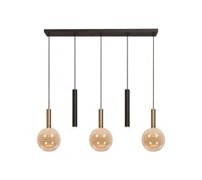 Lucide JOSIANE - Hanglamp - 3xG9 - Amber | Vibes