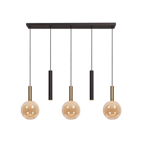 Lucide JOSIANE - Hanglamp - 3xG9 - Amber | Vibes