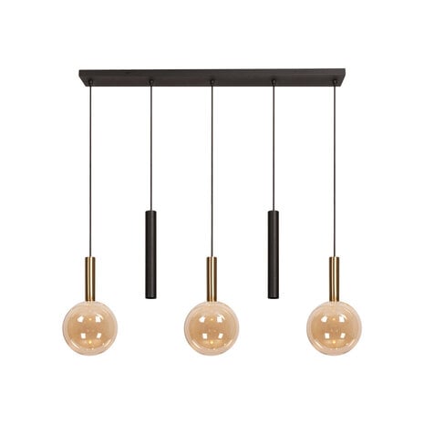 Lucide JOSIANE - Hanglamp - 3xG9 - Amber | Vibes