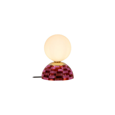 Lucide GLITZER - Tafellamp - Ø 14 cm - 1xG9 - Roze | Essential